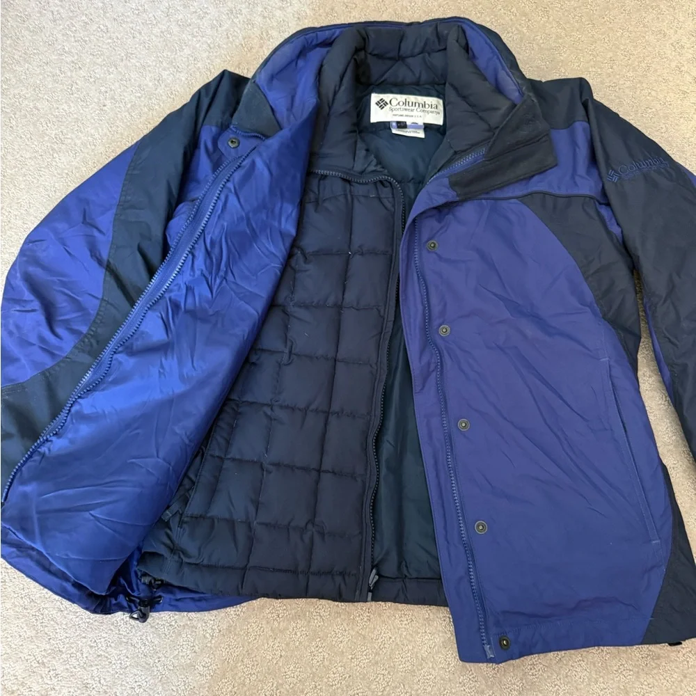 Columbia Women Interchange Double Lined Down Insulated Winter Coat Cold Weather